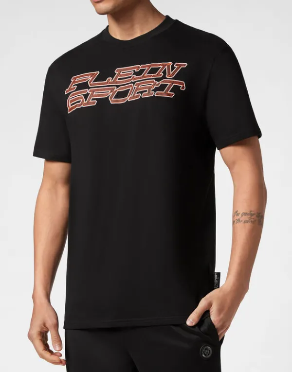 Philipp Plein T-shirt Round Neck SS Tiger black Best