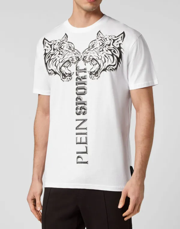 Philipp Plein T-shirt Round Neck SS Tiger Fashion