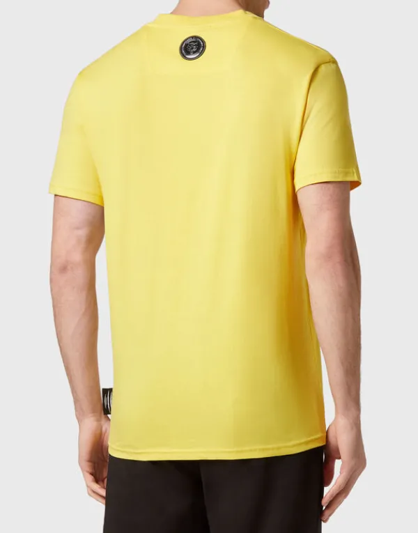 tshirt_round_neck_ss_tige_2-15.webp Philipp Plein T-shirt Round Neck SS Tiger YellowFluo/Black Sale
