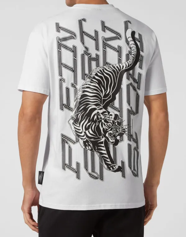 tshirt_round_neck_ss_tige_2-25.webp Philipp Plein T-shirt Round Neck SS Tiger white Outlet