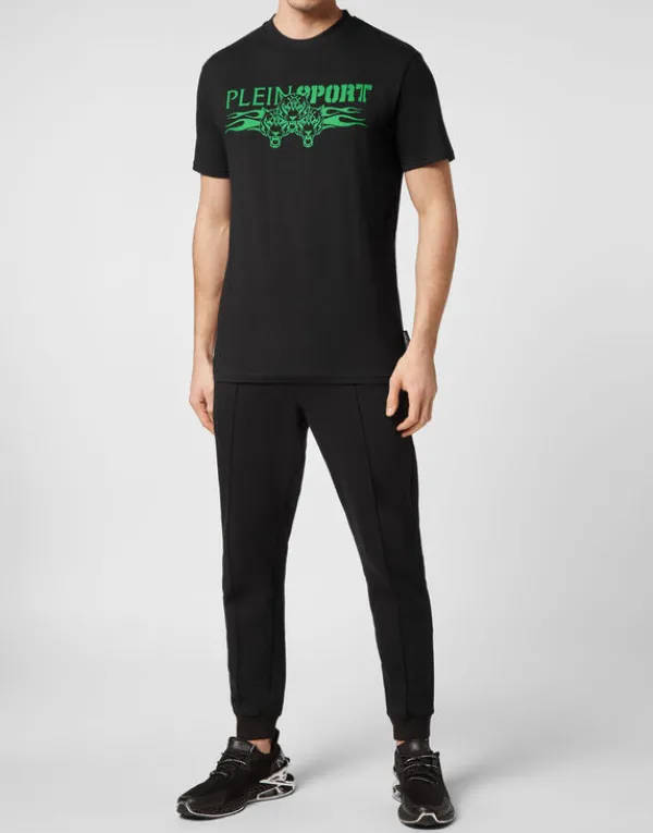 tshirt_round_neck_ss_tige_3-16.webp Philipp Plein T-shirt Round Neck SS Tiger black+greenfluo Outlet