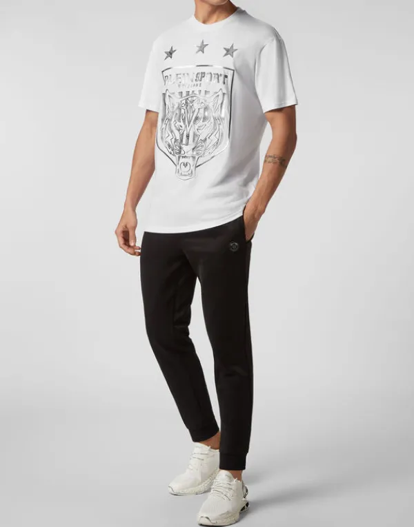 tshirt_round_neck_ss_tige_3-9.webp Philipp Plein T-shirt Round Neck SS Tiger Crest Edition white/silver Clearance