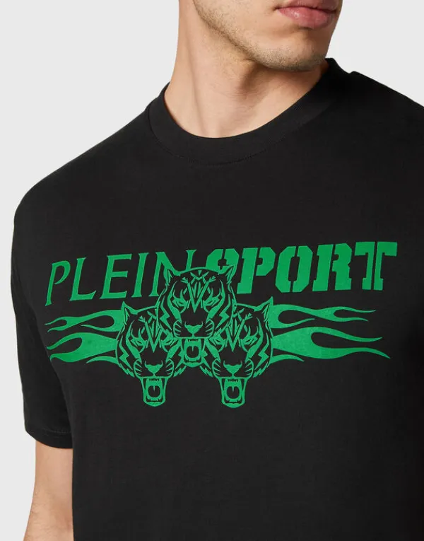 tshirt_round_neck_ss_tige_4-16.webp Philipp Plein T-shirt Round Neck SS Tiger black+greenfluo Outlet