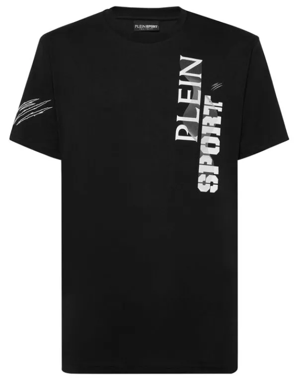 Philipp Plein T-shirt Round Neck SS Wave black Clearance