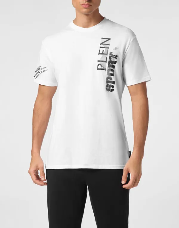 Philipp Plein T-shirt Round Neck SS Wave white Fashion