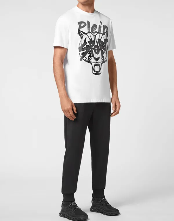 tshirt_round_neck_stencil_3.webp Philipp Plein T-shirt Round Neck Stencil Tiger Street Fighter New