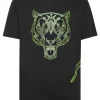 Philipp Plein T-shirt Round Neck Tiger black Online