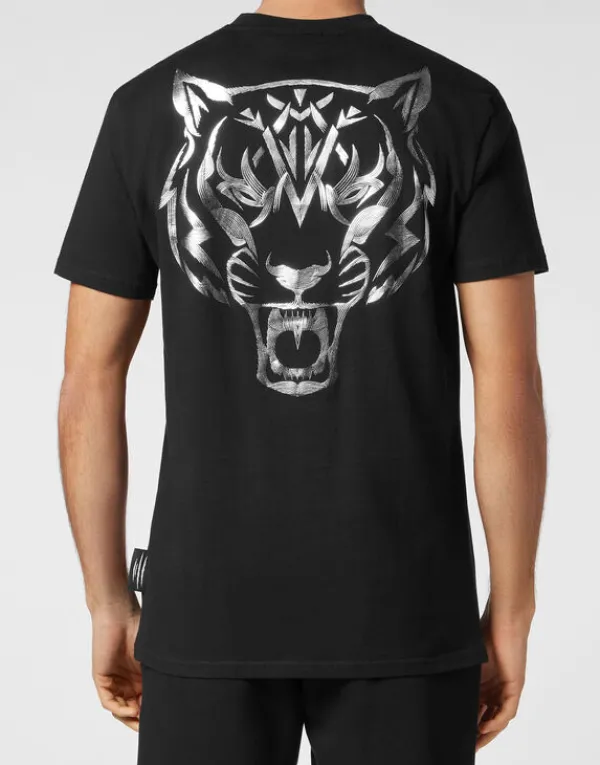 tshirt_round_neck_tiger_2-2.webp Philipp Plein T-shirt Round Neck Tiger black/silver Online