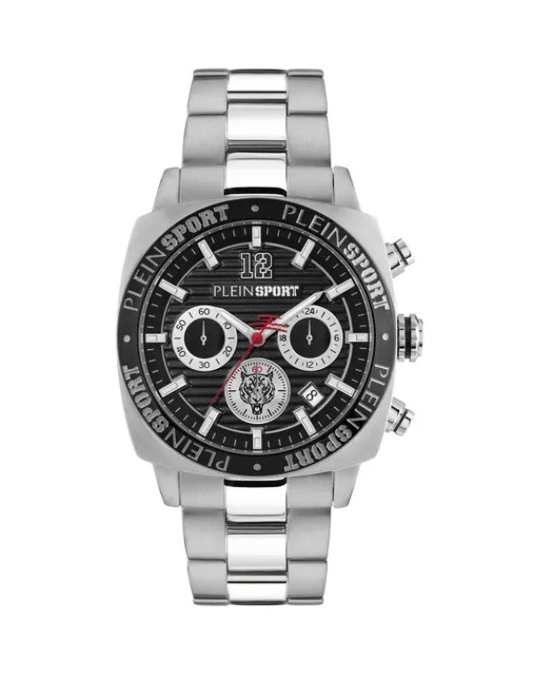 Philipp Plein WILDCAT CHRONO Watch Silver Clearance